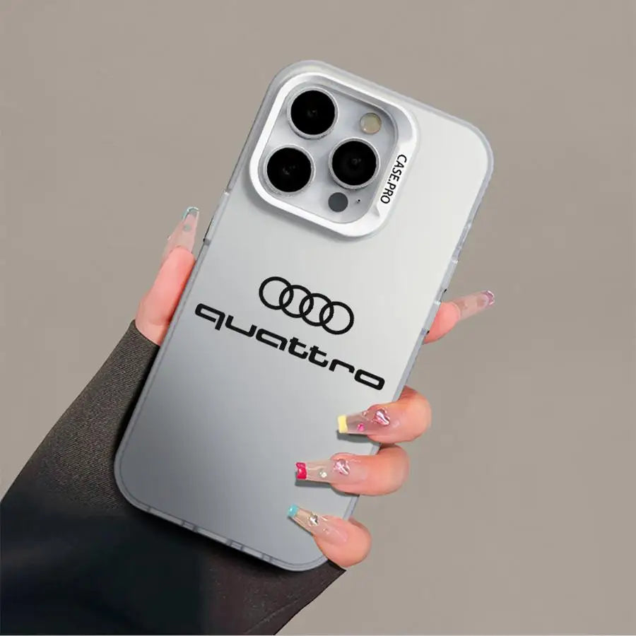 Audis RS Sport Car Phone Case for Apple iPhone 16 11 13 Pro 15 ProMax 14 12 Plus Funda Cover