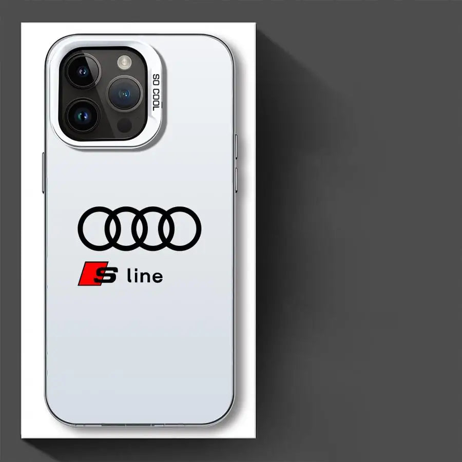 Audis RS Sport Car Phone Case for Apple iPhone 16 11 13 Pro 15 ProMax 14 12 Plus Funda Cover