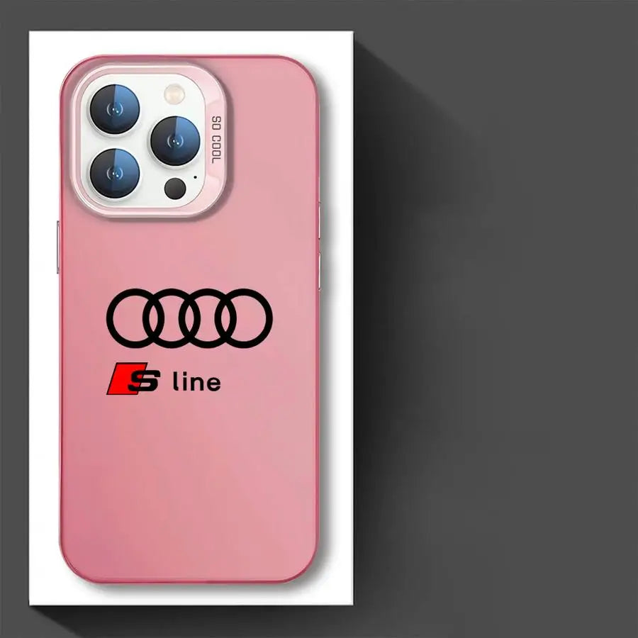 Audis RS Sport Car Phone Case for Apple iPhone 16 11 13 Pro 15 ProMax 14 12 Plus Funda Cover