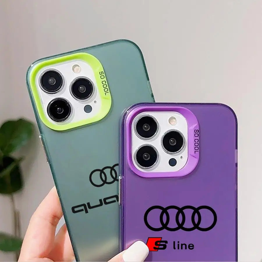 Audis RS Sport Car Phone Case for Apple iPhone 16 11 13 Pro 15 ProMax 14 12 Plus Funda Cover