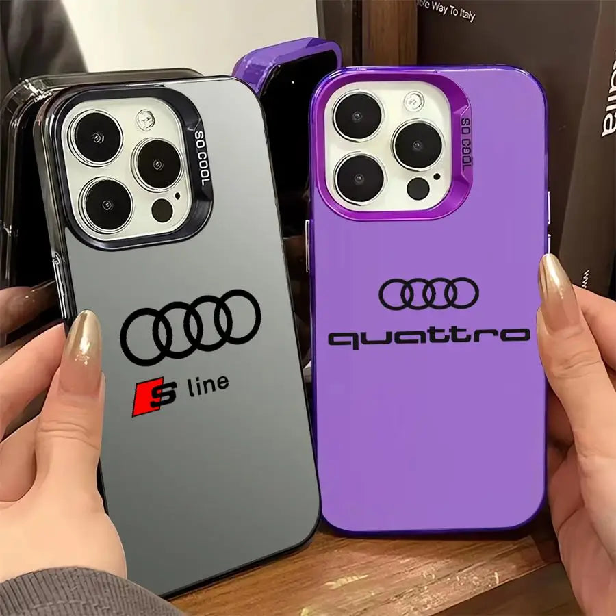 Audis RS Sport Car Phone Case for Apple iPhone 16 11 13 Pro 15 ProMax 14 12 Plus Funda Cover