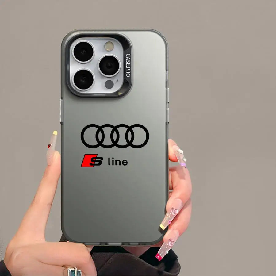 Audis RS Sport Car Phone Case for Apple iPhone 16 11 13 Pro 15 ProMax 14 12 Plus Funda Cover