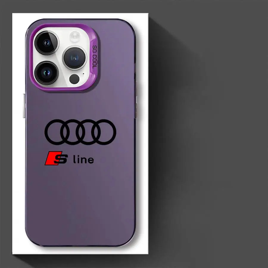 Audis RS Sport Car Phone Case for Apple iPhone 16 11 13 Pro 15 ProMax 14 12 Plus Funda Cover
